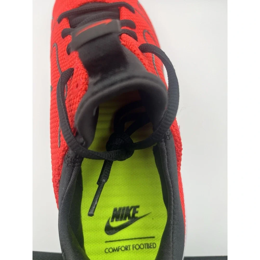 Nike Running Shoes Men 11.5 Red Black Mesh Lightweight Athletic Sneakers (NEW)